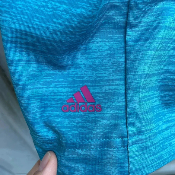 Adidas Puremotion Pleates  Sleeve Polo Tee, size XL - Picture 5 of 10